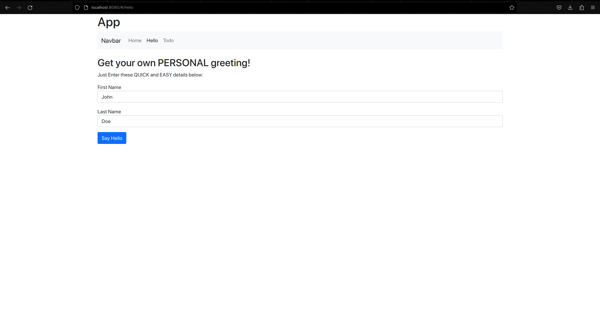 Homepage