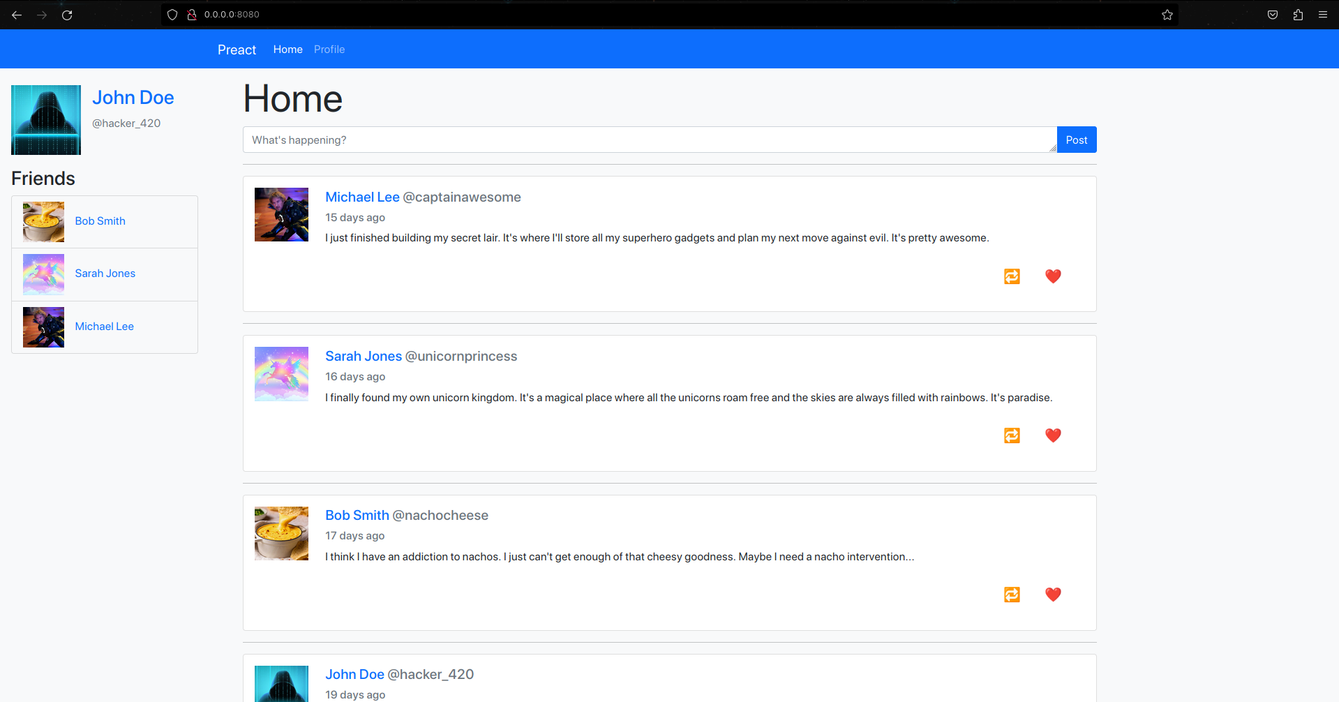 Homepage