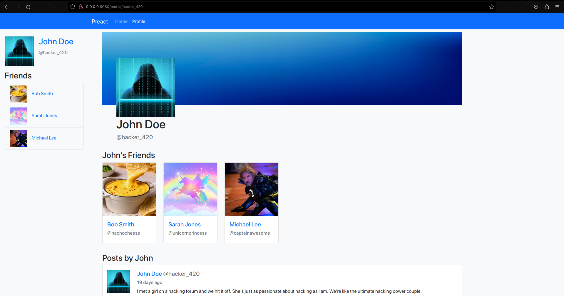 Homepage